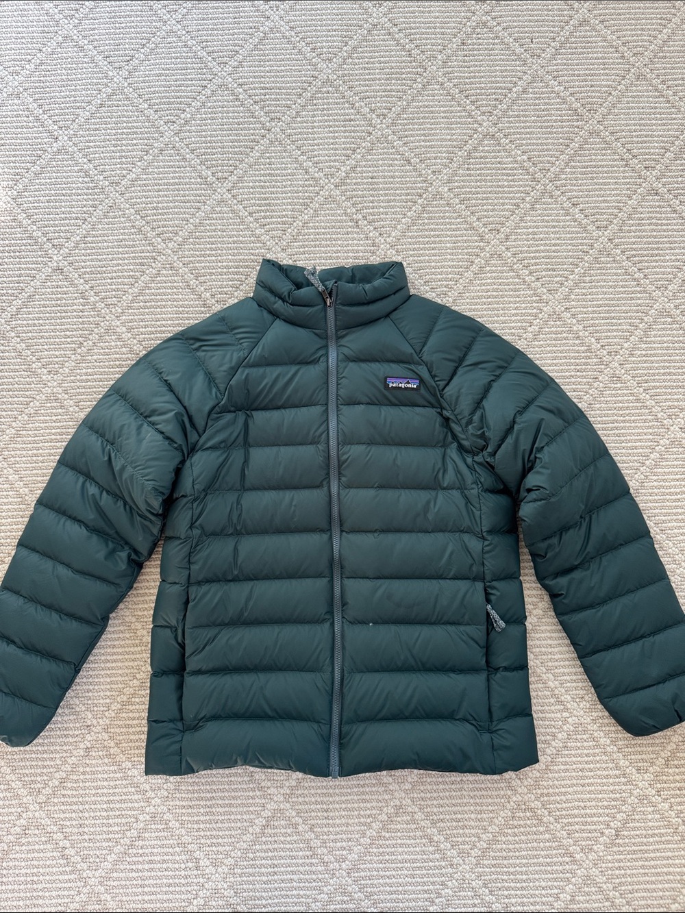 Patagonia Down Sweater Jacket - Kids' size L (12) EUC - Hunter Green